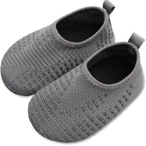 ⭐️3 for $10  LAST CHANCE Toddler gray Knit Slip-On Shoes Slippers